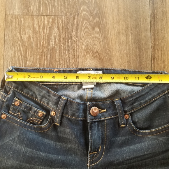 PRVCY Santa Monica Low Rise Dark Wash Bootcut Jeans Size 26 - Picture 11 of 13